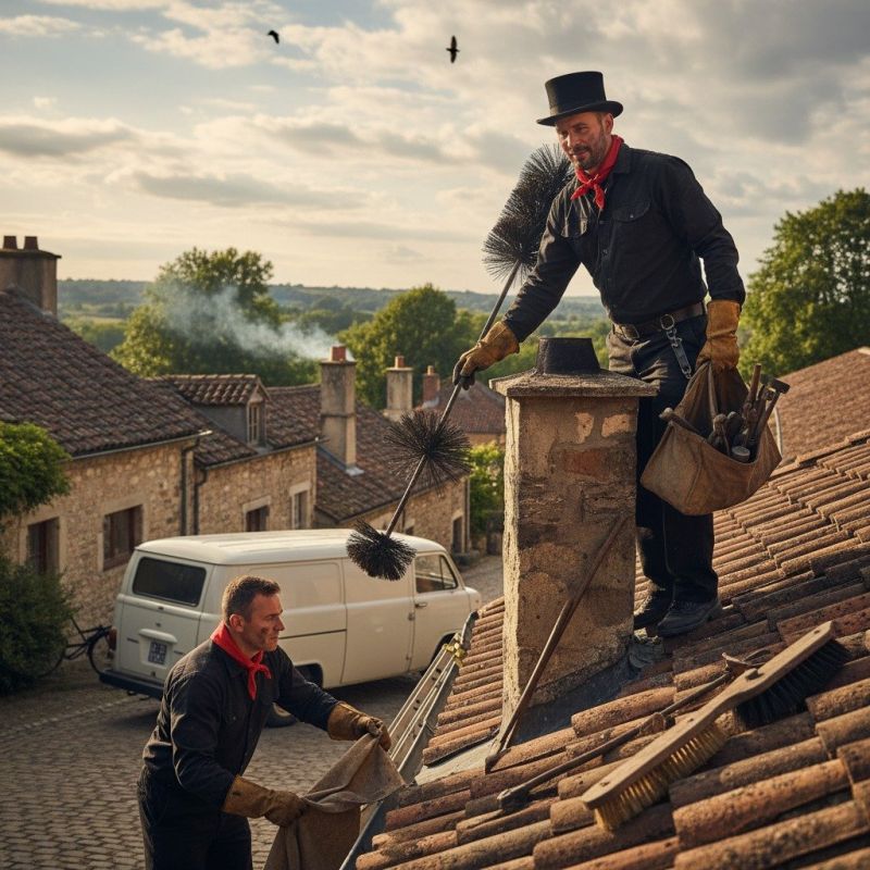 Chimney Sweeping detail